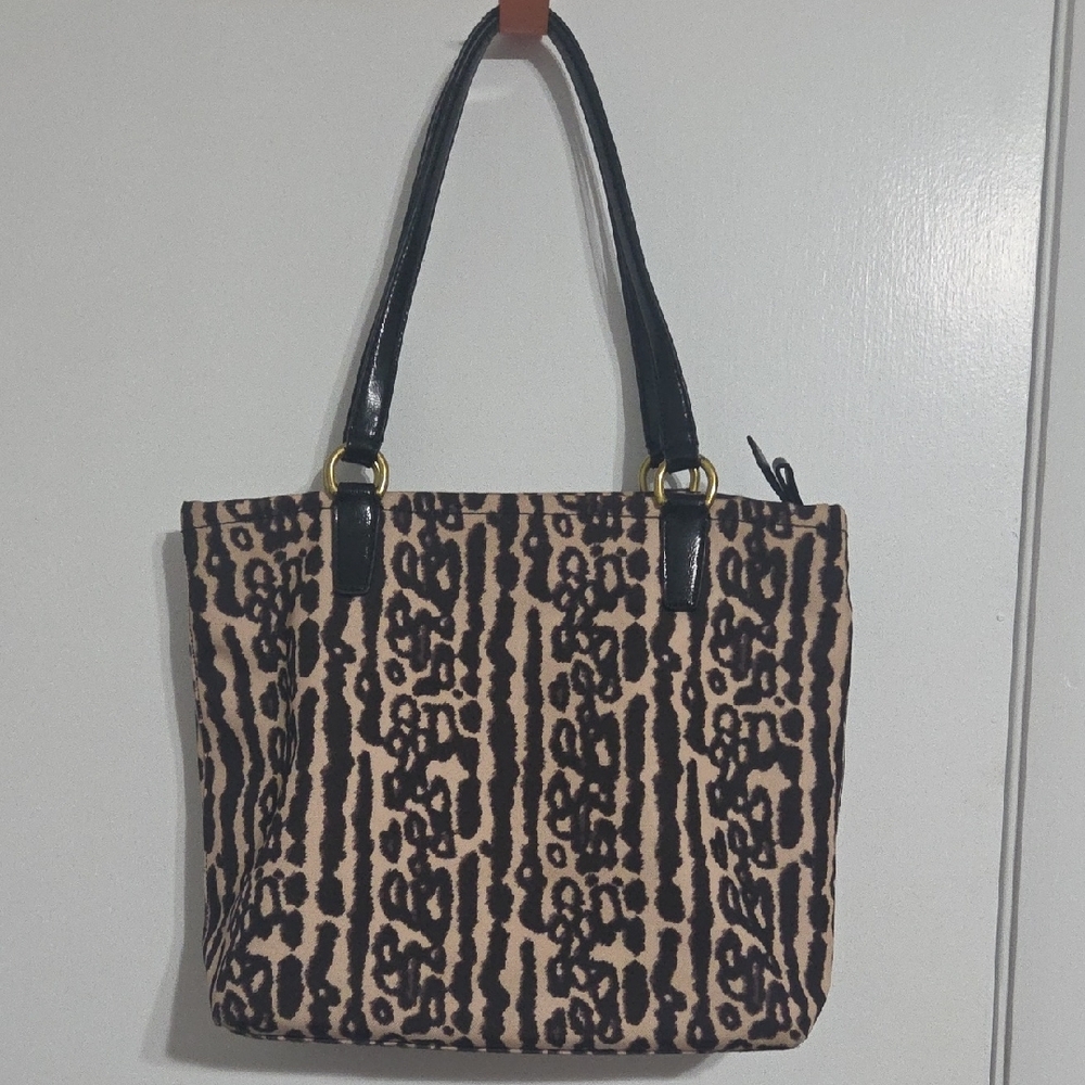 COACH OCELOT LEOPARD PATTERN TOTE - image 3
